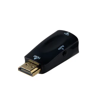 1080P HDMI de sex Masculin La Feminin Adaptor VGA Convertor Video Cu Ieșire Audio