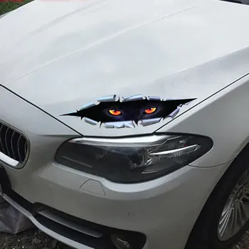 Noua Personalitate tridimensional Autocolant Auto Car Styling Decor cu Simulare Ochi cu ochiul Modelul 13*41cm Transport Gratuit