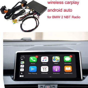 CarPlay Wireless pentru BMW Seria 2 F22 Coupe F23 Convertibl F45 2013-2016 NBT ID4 Stil Android Auto Mirror Link AirPlay
