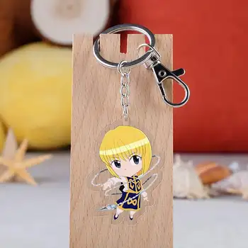 Acrilice cheie lanț full-time Hunter personaj de desene animate jieqizhen față-verso transparent cheie lanț decorativ pandantiv bijuterii