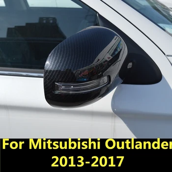 Pentru Mitsubishi Outlander 2013-2017 Auto Oglinda retrovizoare Acoperă Shell Oglinda Retrovizoare Marginea Gărzile de Acoperire Accesorii Auto