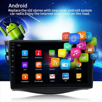 Wifi 1+16G/2+32G 2din Android 9.1 Mașină Player Multimedia pentru Toyota RAV4 2007-2011 Navigare 9