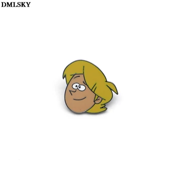 MD076 DMLSKY Desene animate Brosa Metal insigna Femei și Bărbați Anime Email Ace de Haine Broșe Guler de Camasa Pin Cadouri