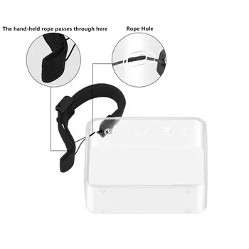 TPU Caz de Protecție Acoperă Cu Curea de Mână pentru JBL GO 2 Speaker Portabil de Călătorie Pungă de Protecție
