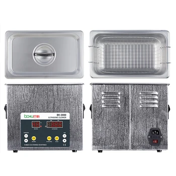 BK-2000 3.2 L digital ultrasonic cleaner AC110 / 220 calendarul de încălzire din oțel inoxidabil cu ultrasunete integrat aspirator industrial