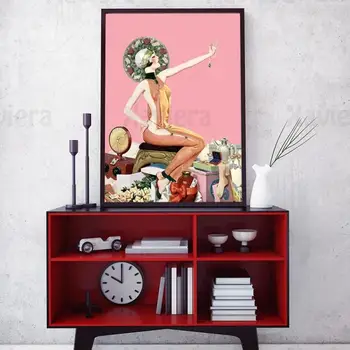 Modern Deco Tablou Poster Bogată Femeie Sexy Pictura Panza de Imprimare Arta de Perete Imagine de Femeie Bedroom Home Decor Fara rama