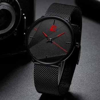 Ceasuri barbati 2020 Minimalist, Ultra Subțire Plasă din Oțel Inoxidabil Curea Bărbați Ceasuri de Lux de Moda Mens de Afaceri Ceas reloj hombre
