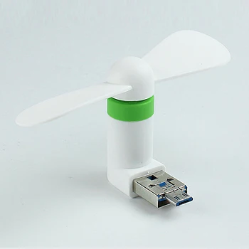 Răcire Portabil Vara Vânt Puternic OTG TPE Ultra Silent Mini Moale Port USB Power Bank Telefon Fan