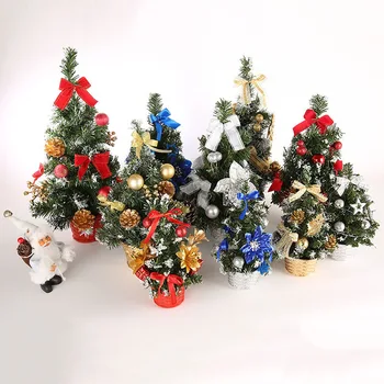 Pomul de crăciun de Decorare Casa de Vacanta Mini-Brazi Artificiali de Crăciun Decoratiuni Pentru Casa Cadou de Crăciun 20CM-40CM