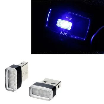 Styling auto USB Decorative de Iluminat Lampa LED Atmosfera Lumini pentru Dodge Journey Juvc Încărcător Durango Cbliber Sxt Dart