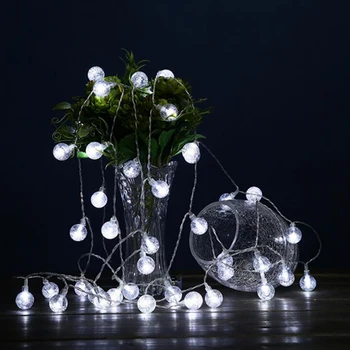 LED Lampă Solară Zână Șir de Lumini 30LED în aer liber bule Floare Decorative Grădină, Terasă Pomi de Crăciun Petrecere de Nunta rezistent la apa