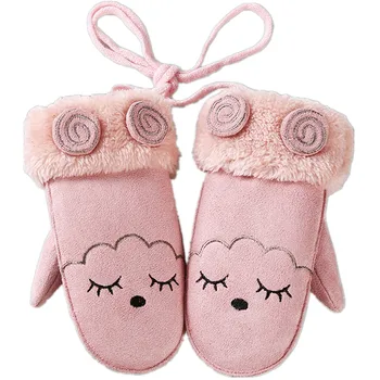 2-8 Y Noua Moda Toamna Iarna Copii Mănuși de Cald pentru Copii Mănuși de Animale Drăguț Iepure Oaie Bunny Model pentru Copii Mănuși