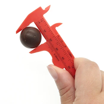 Portabil 0-8cm Mini cu Vernier, Șublere de Plastic de Măsurare de Măsurare Instrumente Riglă Șubler cu Vernier