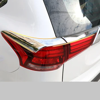 ABS Cromat Styling Lumina din Spate Spranceana Capacul Ornamental Stop Lampă capac ornamental autocolante Pentru Mitsubishi Outlander 2016 2017