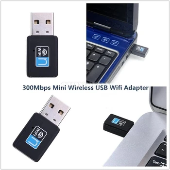 100buc/Lot Wireless Mini USB WiFi Adapter 300Mbps Wifi Receptor Extern Card Wireless Portabil Adaptador Wifi 802.11 n/b/g