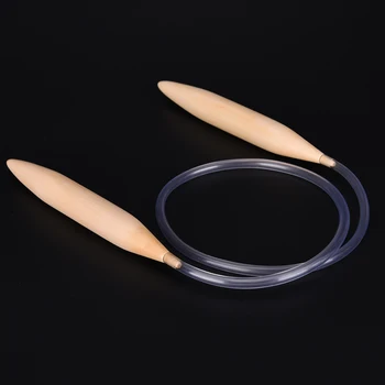 50*70cm Meserii DIY Cusut Broderie Ac de Tricotat Tub de Plastic Circular Lemn de Bambus Ace de Tricotat Ace pentru Fire Groase