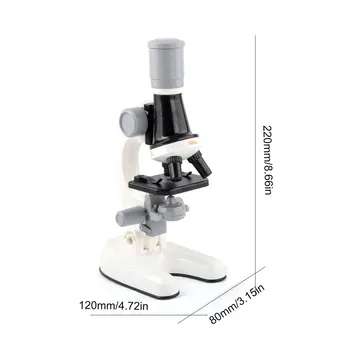 11pcs/set Copii de Înaltă Definiție Microscop Experiment Jucarii Portabil Lupa de Științe Naturale de Explorare Jucării pentru Copii