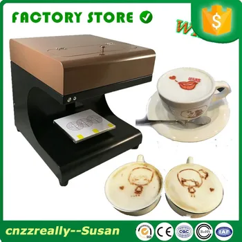 Mâncare și Cafea inkjet printer Art Cafea Lattee Tort de Cafea Pizza Pâine Sala Printer MARCAJUL de Imprimare 2 Cupe