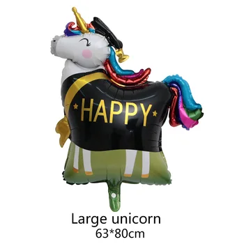 1buc 2019 Petrecere de Absolvire Baloane Mini Cadouri pentru Copii Mari Desene animate Amnimal balon de Licență Capac Grad Felicitări Decor Consumabile