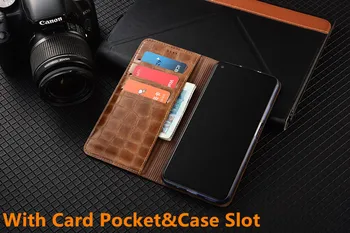 Afaceri Flip Wallet Card Holder Caz Telefon din Piele Pentru OPPO Realme XT/OPPO Realme X Telefon Pungi Suport Magnetic Funda Coque Capa