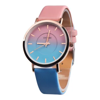 Femei Ceasuri din piele de Moda Rainbow Design Feminin Ceas Relogio Feminino Doamnelor Ceas Pentru Doamna Reloj Mujer 2021 Ceas A4