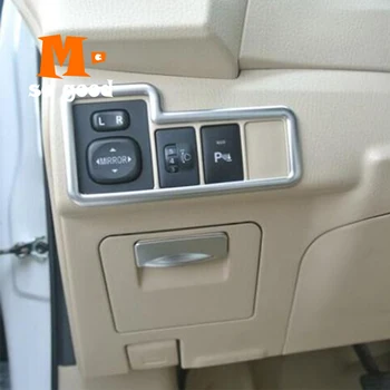 Auto Interioare Accesorii Styling Faruri Comutator de Reglare Cutie de Depozitare Acoperă ABS Trim 2 buc Crom pentru Toyota Corolla