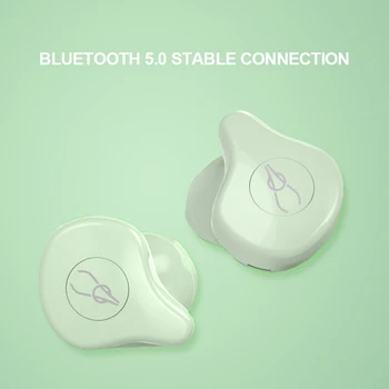 Căști Hi-Res Bluetooth 5.0 Auriculare Stereo Sport Funcționare, Mersul Pe Jos Meganetic Adevărat Fără Fir Colorat Mini-Căștilor De Telefon