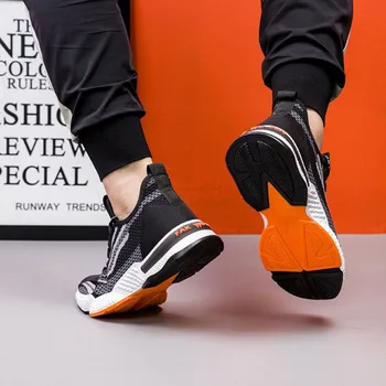 Noi Barbati Pantofi Casual Adidas Sport de Moda Gri Lumină în aer liber de Mari Dimensiuni Negru Respirabil Vara Confortabil Tendință Ieftine