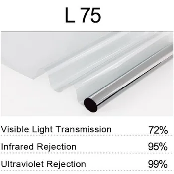 SUNICE 72%VLT Pulverizare Solare Film Tentă Mare de Izolare Termica masina de Vară casa de Sticlă Anti-UV 152cmX100cm(60
