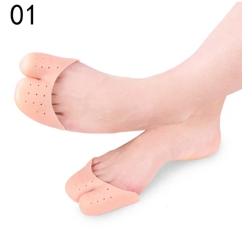 1Pair Silicon Toe Manșon de Protecție Picior de Balet Pantofi Tocuri Deget de la picior Tampoane Gel de Ingrijire de Protecție Instrument Ortopedice Masaj