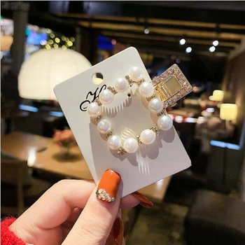 Femei Drăguț Fete De Moda Pearl Hairpin Clip De Păr Snap Barrette Olivet Stick De Păr Accesorii Mujer Noi 2019