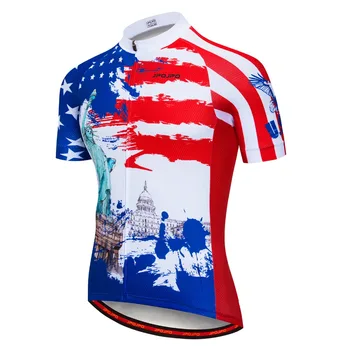 JPOJPO Echipa Pro Cycling Jersey Sus Men Curse Sport Biciclete Ciclism de Îmbrăcăminte de Vară Biciclete mtb tricou Tricou Ropa Ciclismo ROȘU