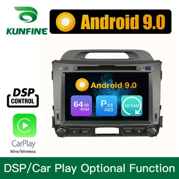 Android 9.0 Octa Core, 4GB RAM, 64GB ROM DVD Auto Navigatie GPS Multimedia Player Stereo Auto pentru Kia Sportage 2010-Radio