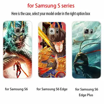 Monkey King Erou Se Întoarce TPU Moale Capacul Pentru Margine Samsung Galaxy S7 S8 S9 S20 S30 S10 Plus Lite Uitra E Cazul