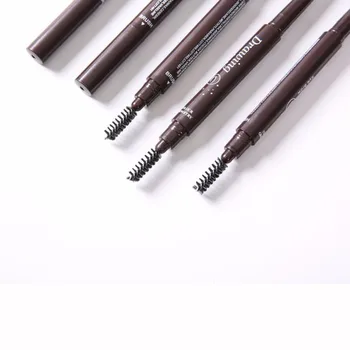 Spranceana pencilColor geometrie dublu sprânceană creion rezistent la apă și sweatproof automată spranceana brushLapiz de cejas