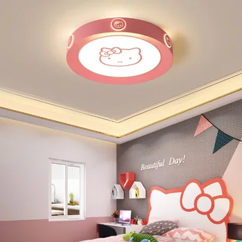 Minimalist Modern, camera copiilor lampa băiat dormitor LED-uri creative lampa plafon princess cameră caldă desene animate rotund lampa