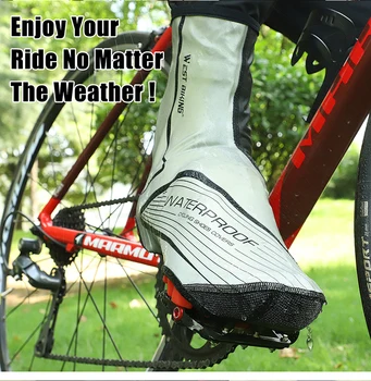 VEST BIKING Iarna Ciclism Pantofi de Acoperire Impermeabil, Windproof Cald Termică Fermoar Ciclismo Biciclete MTB Biciclete Pantof Acoperi Galoși