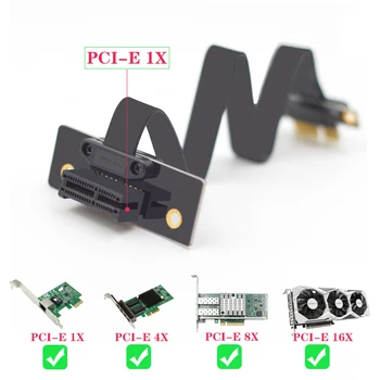 PCIe 3.0x1-x1x4x8x16 extins linia de EMI ecranat 8G/BPS extins cablu Cartela de Voce NIC card de minerit bitcoin cerere