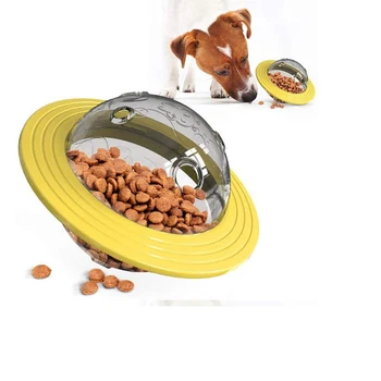 Câinele OZN Mesteca Jucărie Multifuncțională Musca Molari Juca Alimente Scurgeri Jucarii Educative Catelus Amuzant Interactive Alimentator Animale de companie Accesorioes