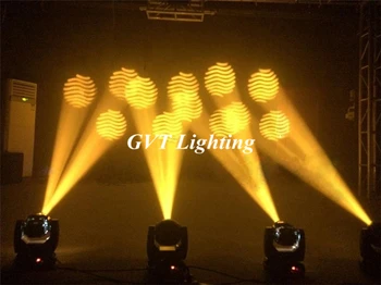 4buc/lot de zbor caz ambalate 60W LED DMX RGBW în Mișcare Cap Lumina la fața Locului Club DJ Etapa de Iluminat Petrecere Disco în Mișcare cap Lumina