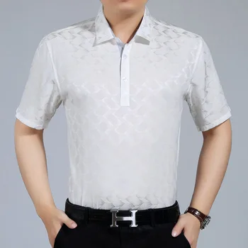 AYUNSUE Vara Tricou Barbati Haine Mătase de Dud T-shirt Casual coreean Tricouri pentru Bărbați 2020 Camisetas Hombre 3426 KJ4689