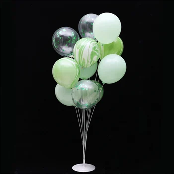 Cyuan 11 Tuburi De Plastic Transparent Balon Stick Baloane Titularul Coloana Sta Decor Petrecere De Aniversare Pentru Copii Baloane Nunta Decor