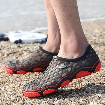 De vară pentru Bărbați Papuci de Moda de Plajă, Sandale Pantofi Barbati Outdoor Respirabil Flip Flops Joc Casual Apă Barbati Pantofi de Vara 67u8