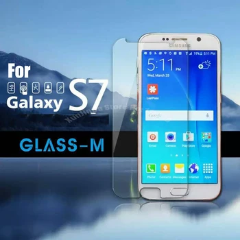 10buc/lot Mai buna Calitate 9H Duritate Ecran Protector de Sticlă 2.5 D din Sticla Temperata Pentru Samsung Galaxy S7 G930 G9300 Film Protector