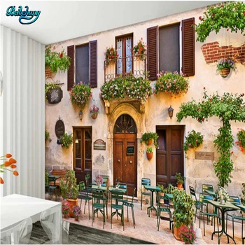 Beibehang Personalizat tapet non-țesute murală în stil European, 3D cafe lounge cu TV, canapea de fundal de perete
