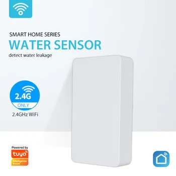 Scurgeri de apă de Alarmă Tuya Inteligent Wifi Independent WIFI Senzor de Scurgere a Apei Detector de Alertă pentru Inundații Preaplin Smart Security Alar