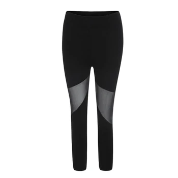 Negru De Fitness Legging Pentru Femei Inima Antrenament Legginngs Femmle Plasă De Mozaic Jambiere Pantaloni Solide