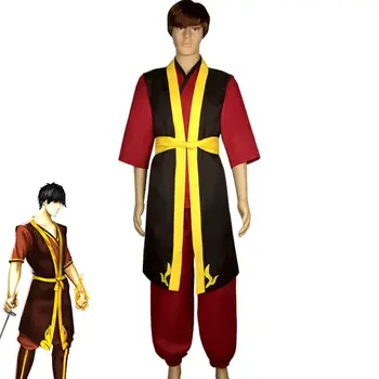 Avatar The Last Airbender Prințul Zuko Cosplay Costum Rege Prințul Anime-a Făcut Uniformă Costume de Halloween Pentru Petrecerea de Craciun