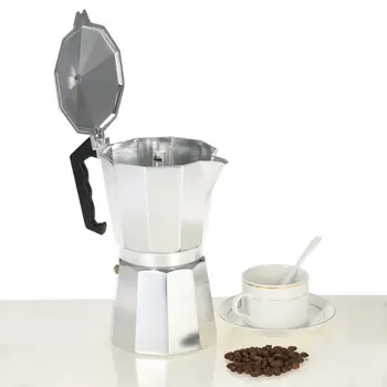 50ml 1 Cana de Aluminiu Oală de Cafea 50Ml 1cupa Filtru de Cafea Espresso Filtru Plită Mocha Oala Electrica de Moda Aragaz
