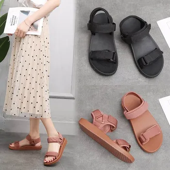 Fabrica direct sandale cu platforma femei 2020 vara pentru femei din piele groasa pantofi de moda catarama fund gros casual femei